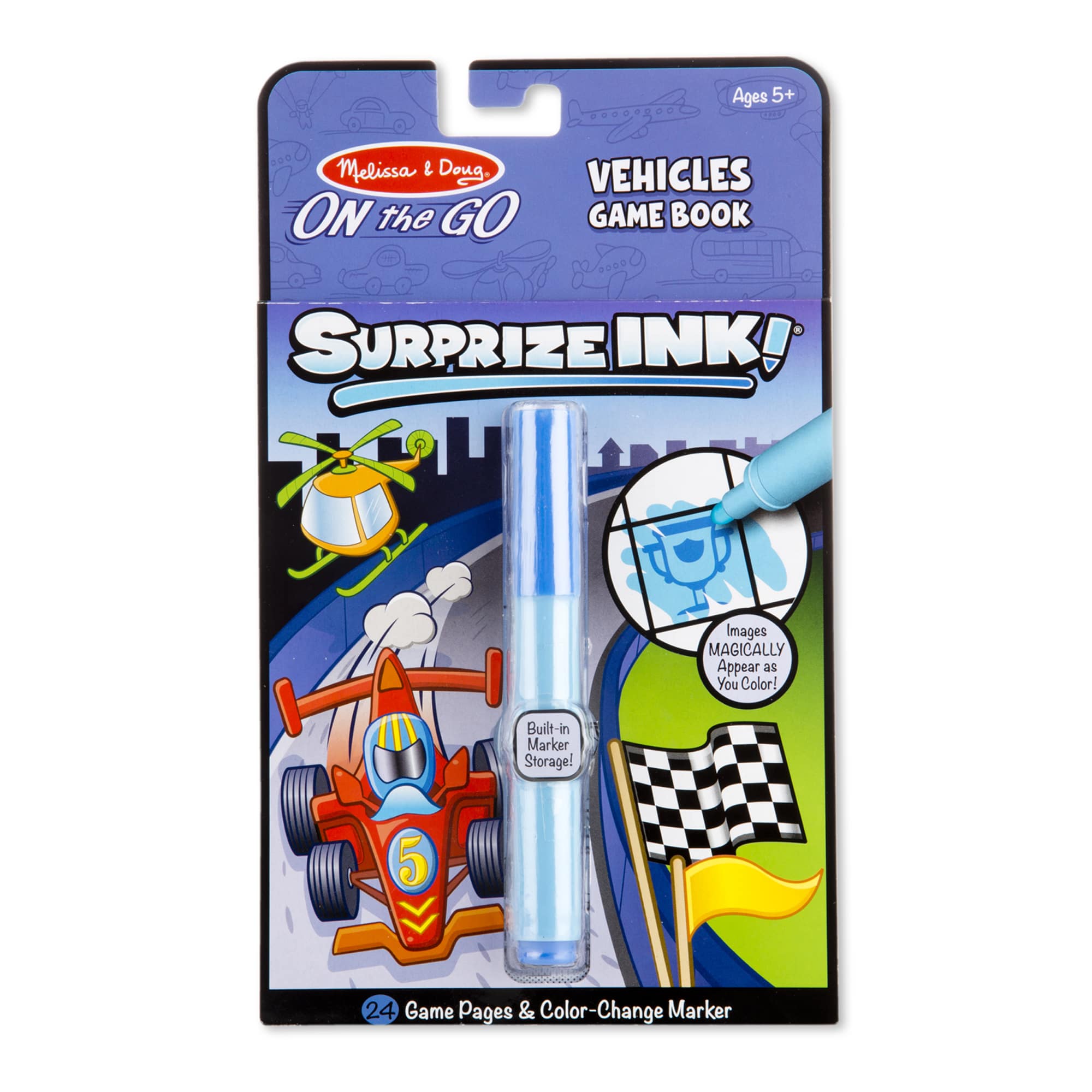 Melissa & Doug – Surprize Ink! Vehicles – On the Go Travel Activity Book